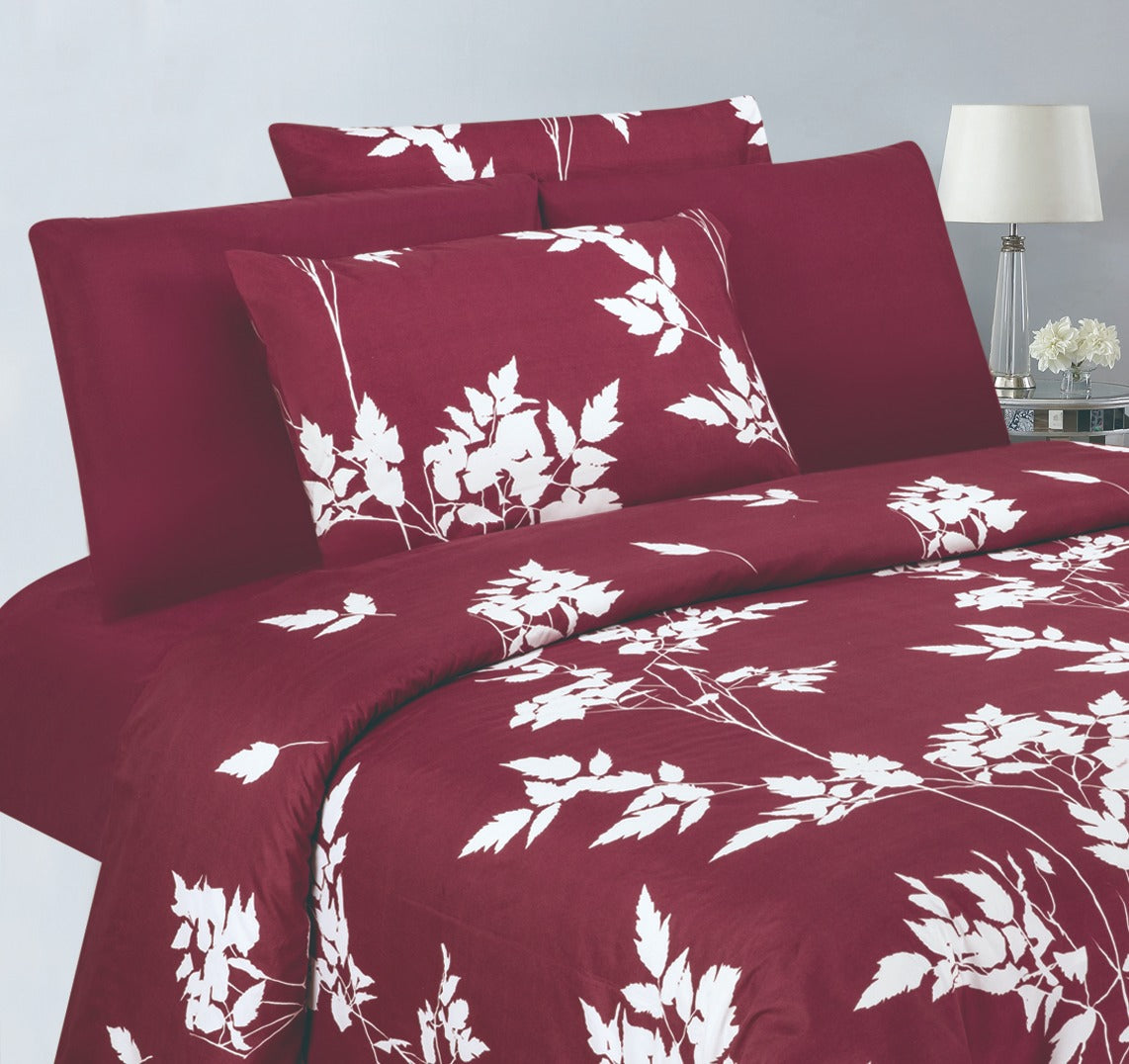 Dream Sleep Linen, Printed Sheet Set 6Pcs- 14000 Series King Bedsheet Set A1KG01