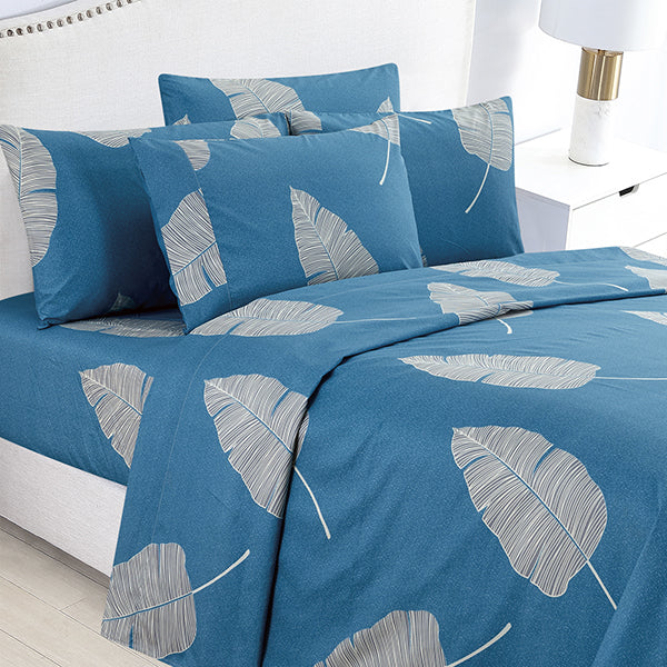 Comfort Plus Linen, Printed Sheet Set 4Pcs- 12500 Series King Bedsheet Set A1KG22