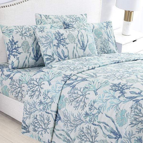 Comfort Plus Linen, Printed Sheet Set 4Pcs- 12500 Series King Bedsheet Set A1KG16