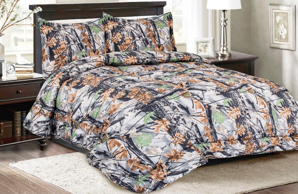 .Printed Comforter with Bed Sheet Set 7 Pcs- Queen Comforter Set A1COMQN19