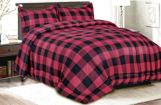 .Printed Comforter with Bed Sheet Set 7 Pcs- Queen Comforter Set A1COMQN14