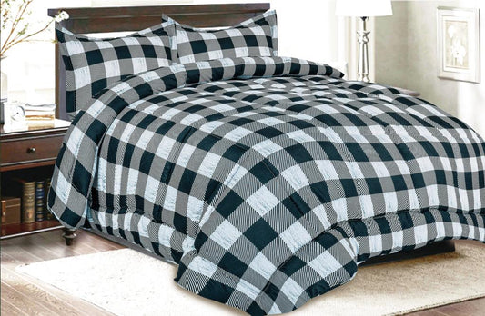 .Printed Comforter with Bed Sheet Set 7 Pcs- Queen Comforter Set A1COMQN15