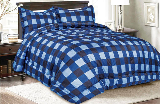 .Printed Comforter with Bed Sheet Set 7 Pcs- Queen Comforter Set A1COMQN17