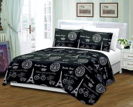 Grover Linen, Printed Sheet Set 6Pcs- Bedsheet Set A1KGQN25009