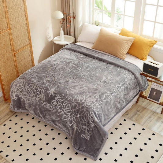 .Super Soft Heavy Thick Warm Blanket- 4kg King A1BLKG25