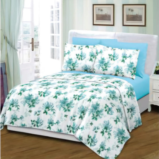 Grover Linen, Printed Sheet Set 6Pcs- Bedsheet Set A1KGQN25012